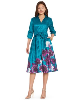 macys tea length formal dresses Women's Midi Royal Wedding Dresses