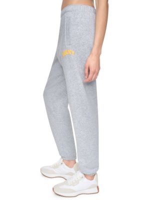 Women's Mini Puff Varsity Logo Mid-Rise Pull-On Joggers