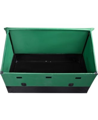 Outdoor Storage Box Patio Deck Box 150 Gallon Waterproof PE Tarpaulin