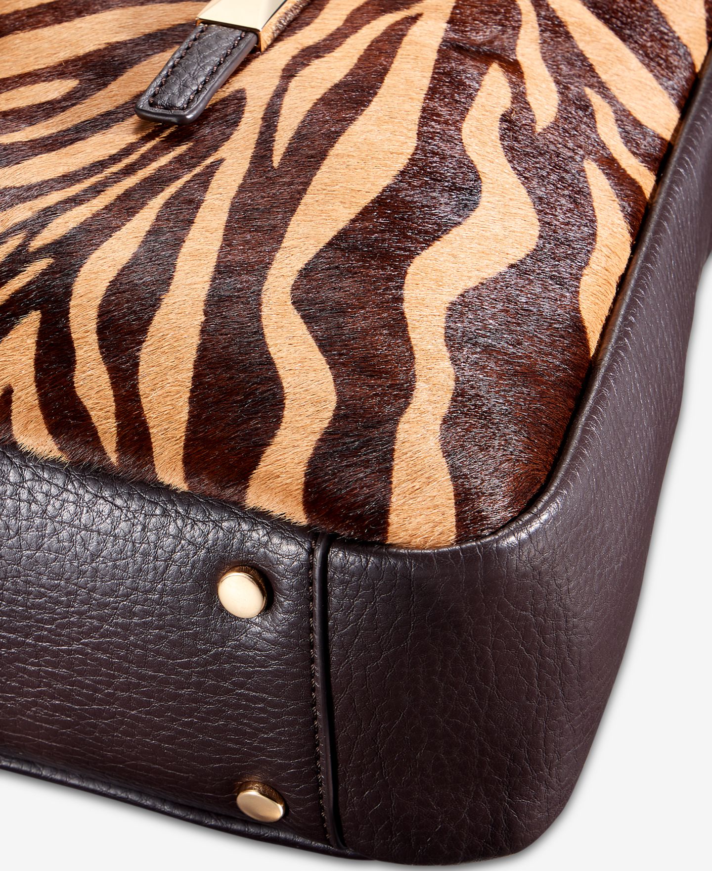 Женская сумка I.N.C. International Concepts Dersi Zebra Crossbody, цвет: Рыжевато-коричневый зебра — фото 5