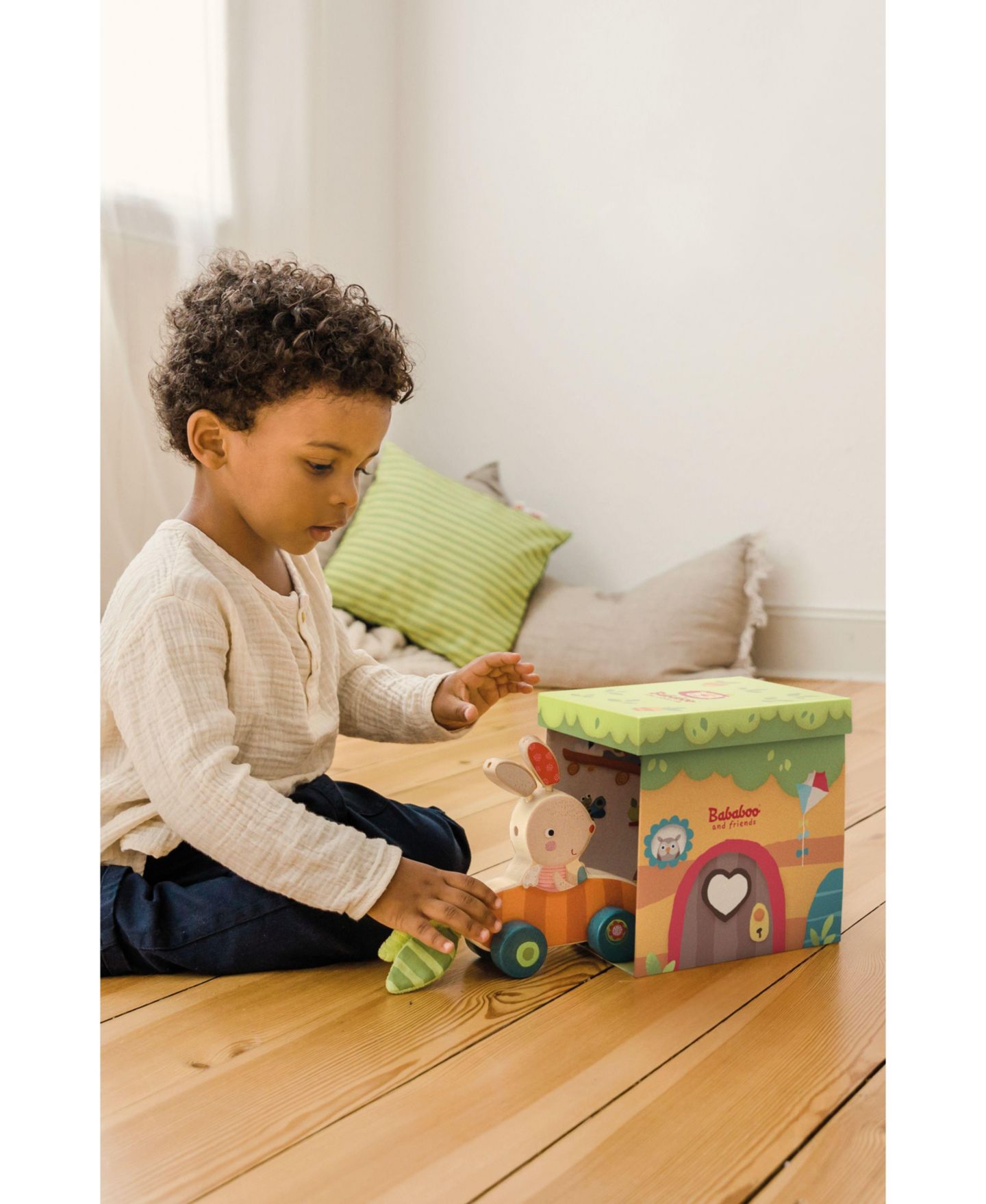 Детская игрушка Bababoo and friends Pippa Bunny Push and Pull Toy — фото 3