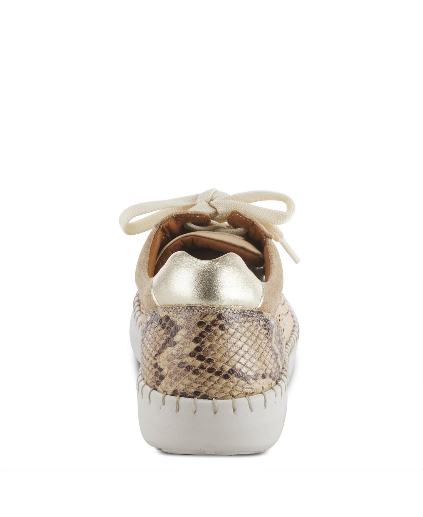 Женские кроссовки Spring Step Jumilla Lace-Up with Stitch-to-Sole Construction, цвет: Бежевый — фото 4