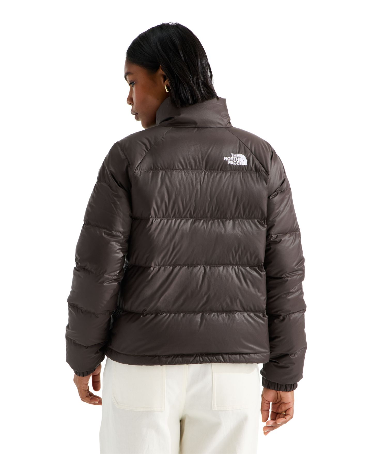 Женская куртка The North Face Hydrenalite Down Jacket, цвет: Тёмный каштановый — фото 4