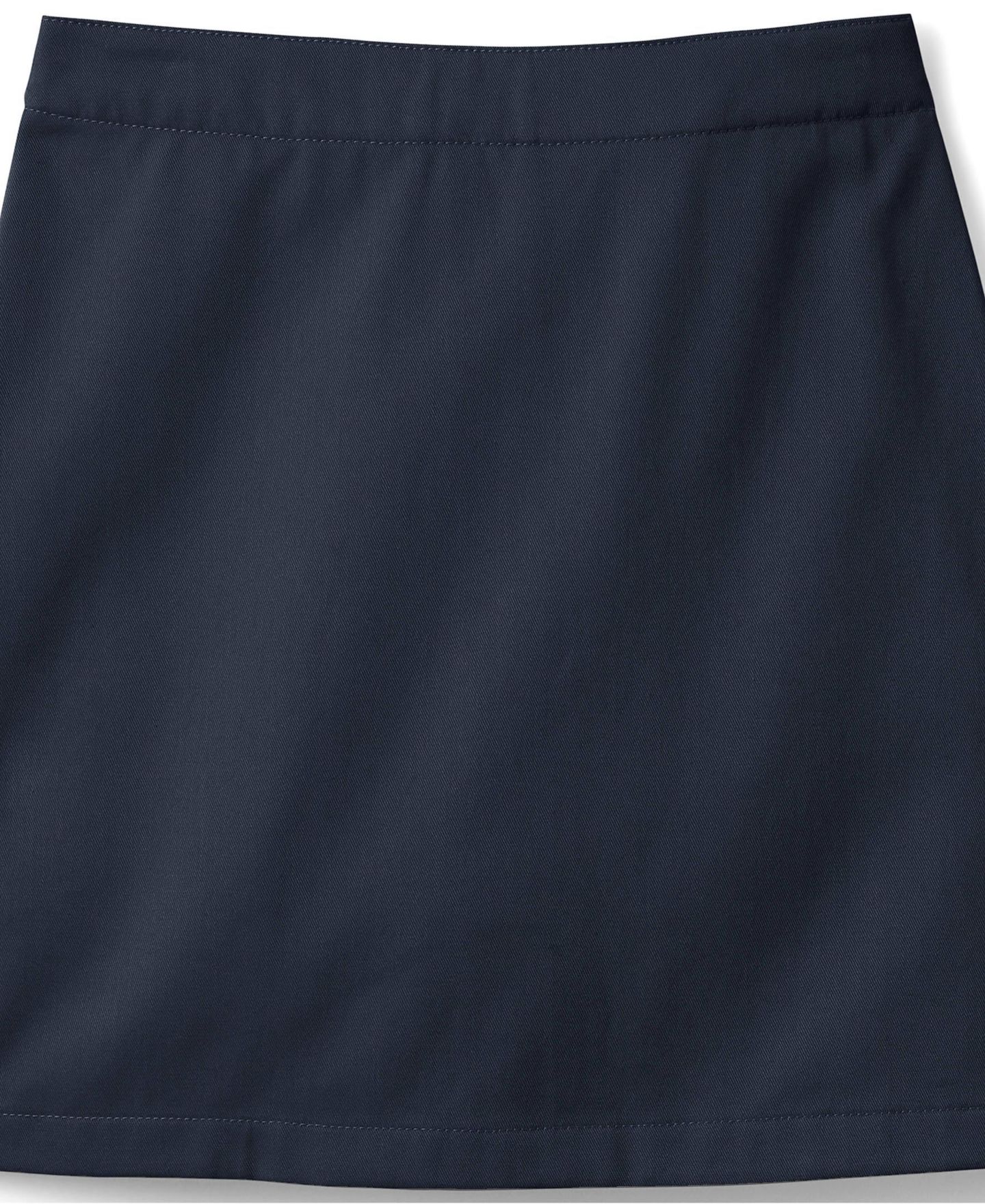 Юбки Lands' End Blend Chino Skort Above Knee для девочек, цвет: Тёмно-синий — фото 3