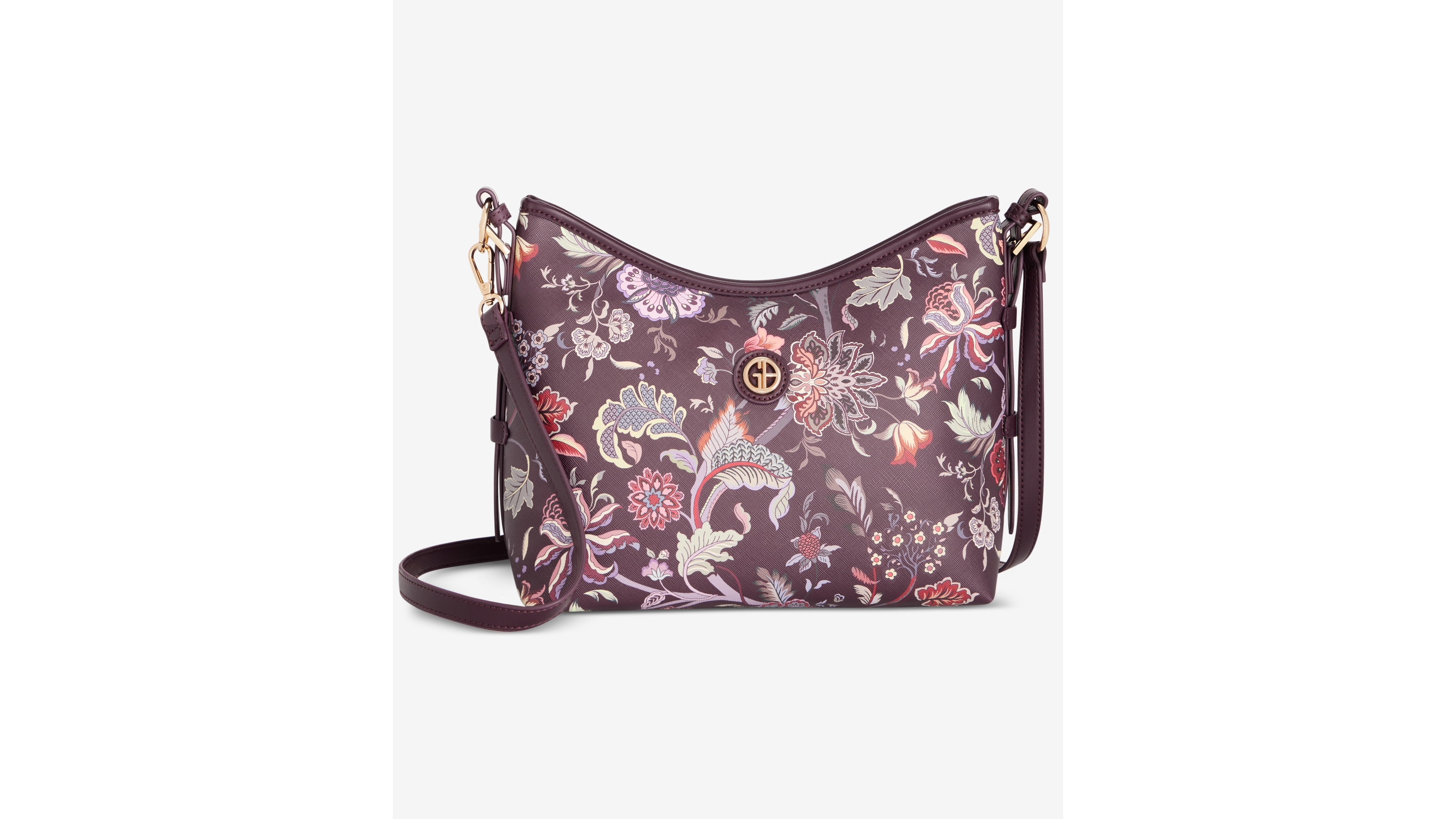 Giani Bernini Floral Soft Shoulder Bag, Macy's Exclusive