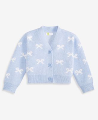 Girls Toddler 2T-4T Bows Cardigan