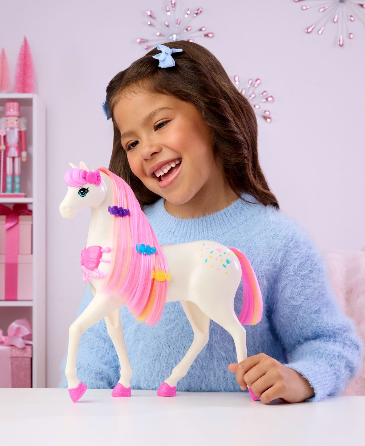 Детский игровой набор Barbie Nutcracker 5-Piece Land of Sweets Horse Playset — фото 6