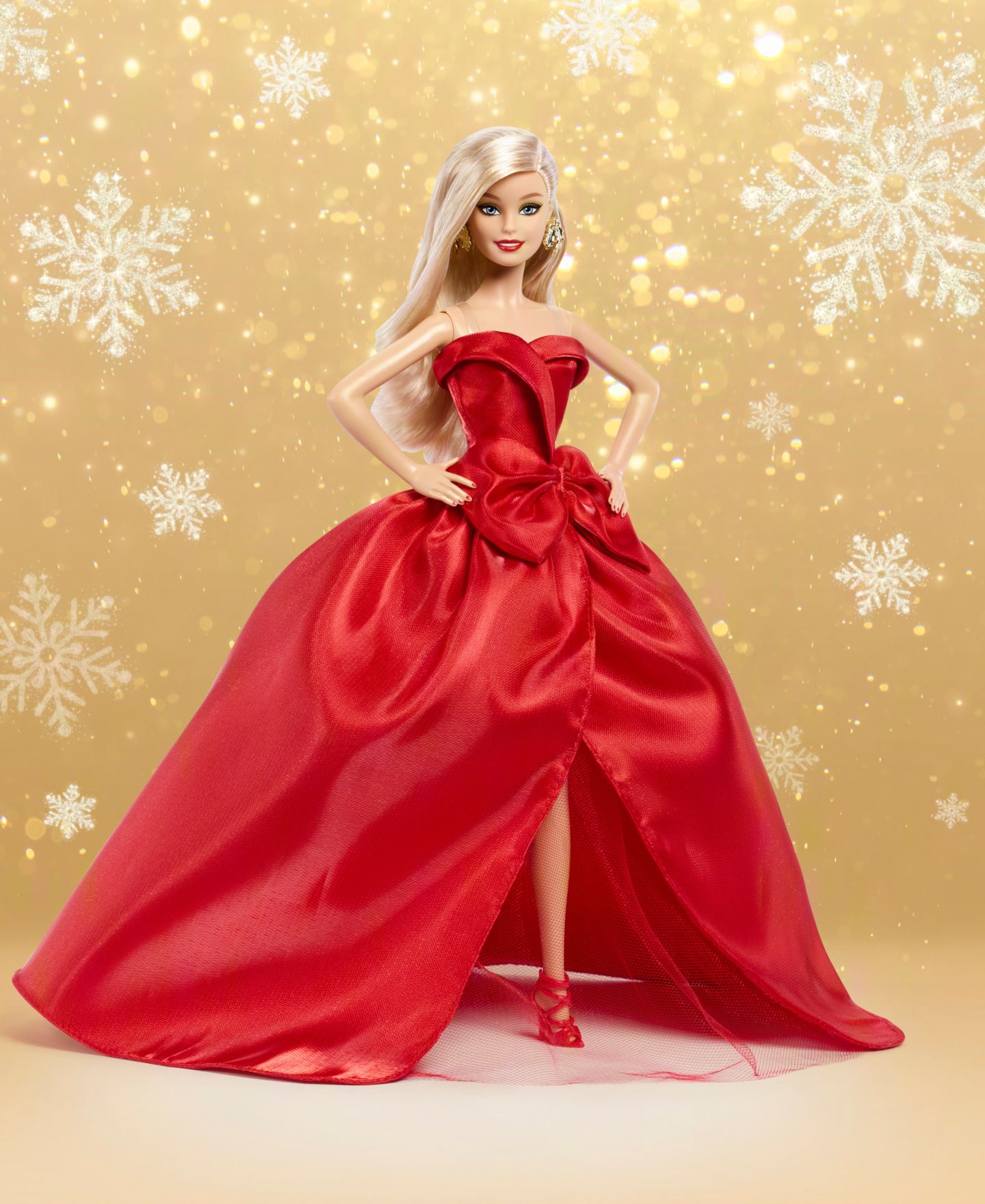 Детская кукла Barbie 2026 Holiday 13" Collectible Blonde Hair Fashion Doll — фото 5