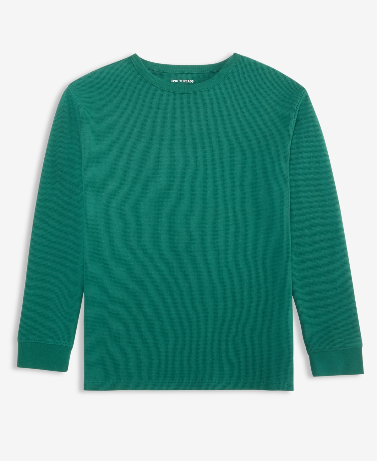 Epic Threads Kids' Boys' Xs-xl Long-sleeve Thermal T-shirt, Macy's Exclusive In Green