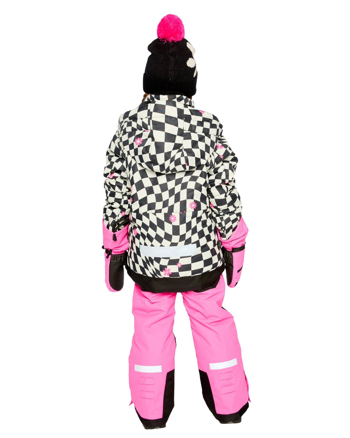 Deux par Deux Toddler Girls(4T-5T) Two Piece Teknik Snowsuit, цвет: Розовый — фото 4