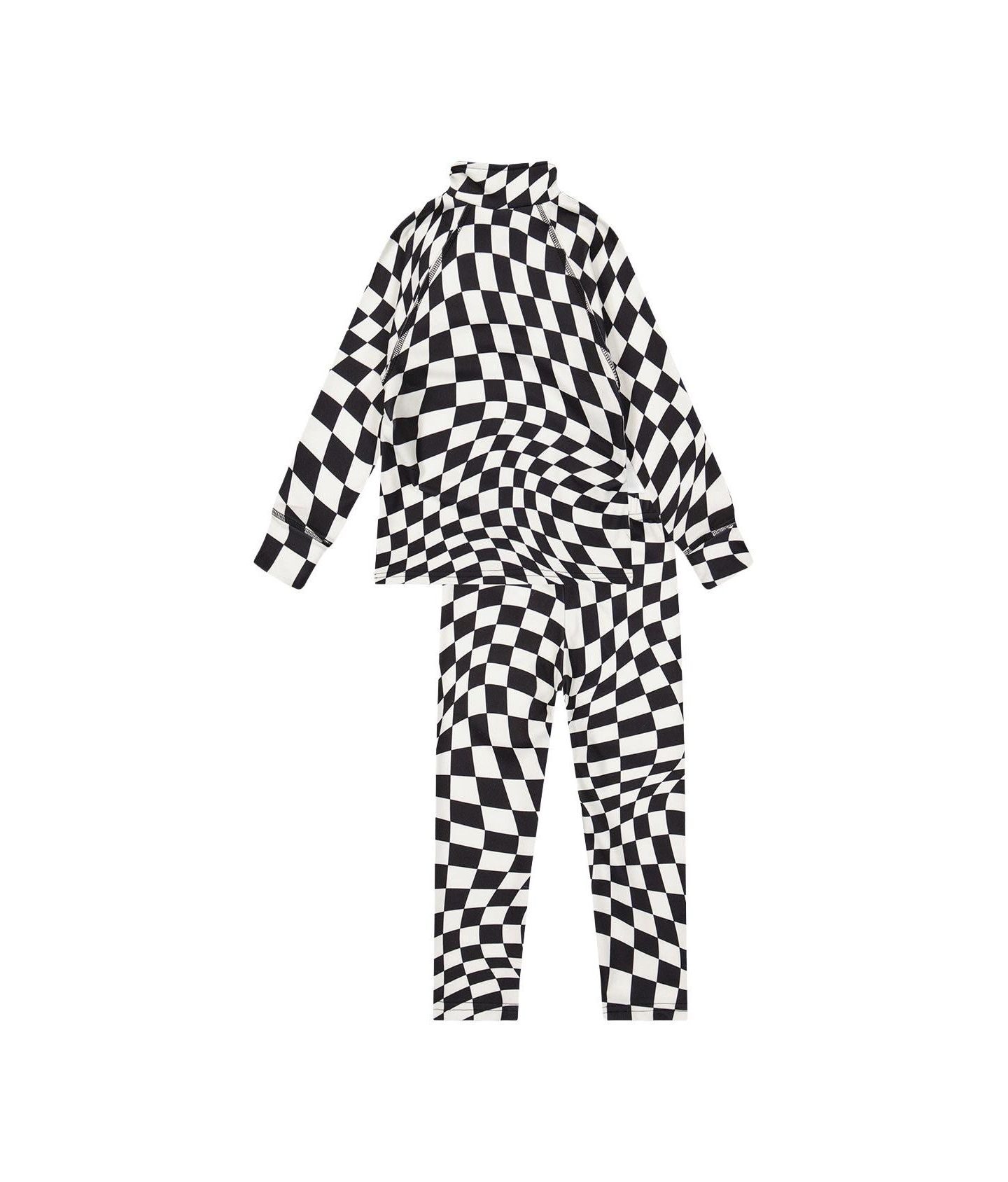 Трусы Checkered для мальчиков, термоткань, 2 предмета — Deux par Deux, цвет: Белый с принтом — фото 5