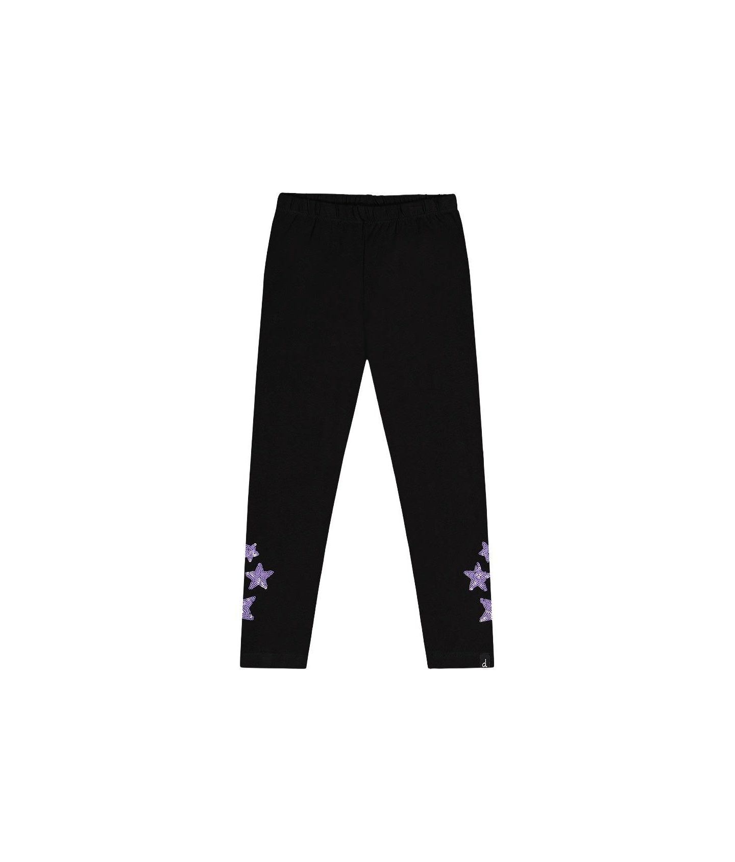 Леггинсы Deux par Deux Cotton Jersey Leggings для девочек-малышей, цвет: Чёрный — фото 1