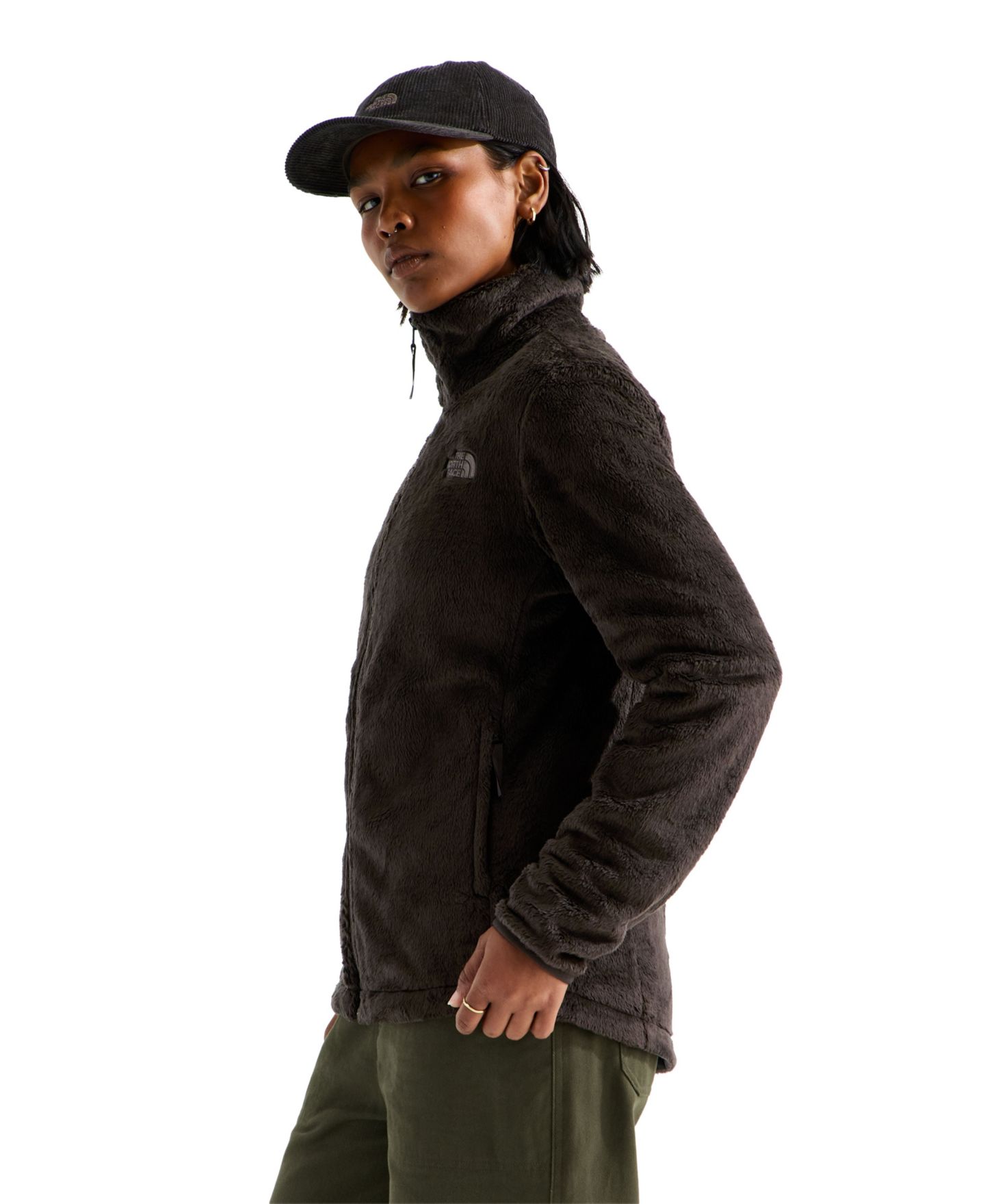Женская куртка The North Face Osito Fleece, цвет: Тёмный каштановый — фото 3