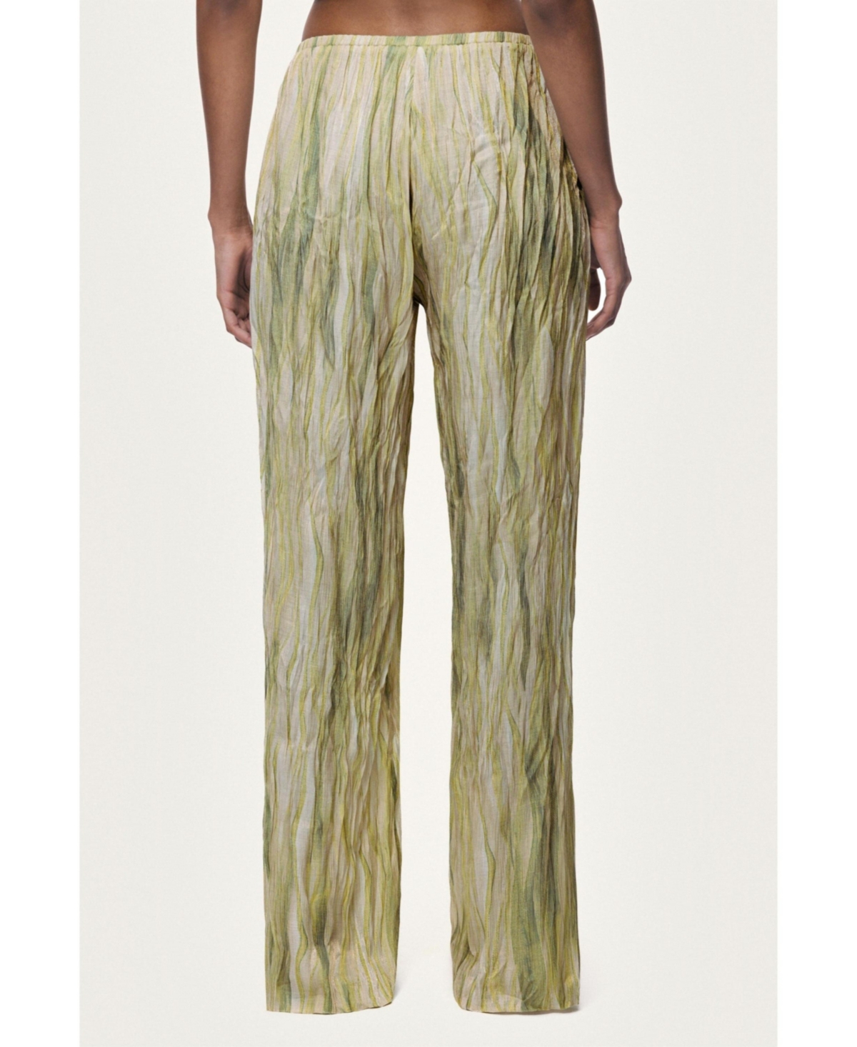 Nocturne Women's Abstract Print Straight Leg Trousers