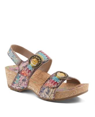 Women's Colomecool Wedge Sandals with Cork Sole