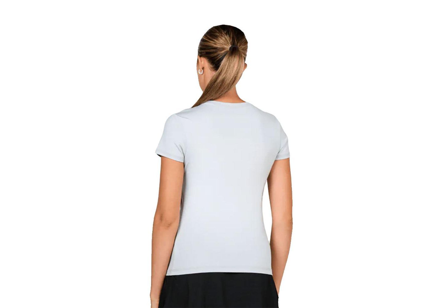 Женская рубашка Sofibella Short Sleeve Tennis, цвет: Светлый синий — фото 3