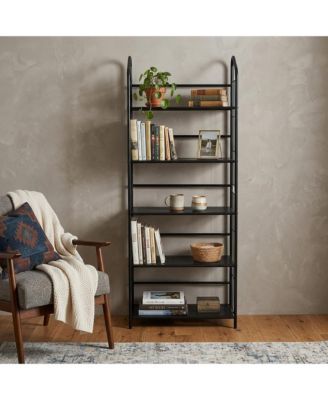 Metal Five Tier Bookcase