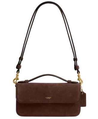 Elora Small Suede Top Handle Crossbody Handbag