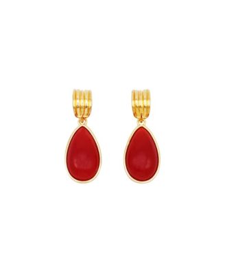 Hoop Tear Drop Earrings