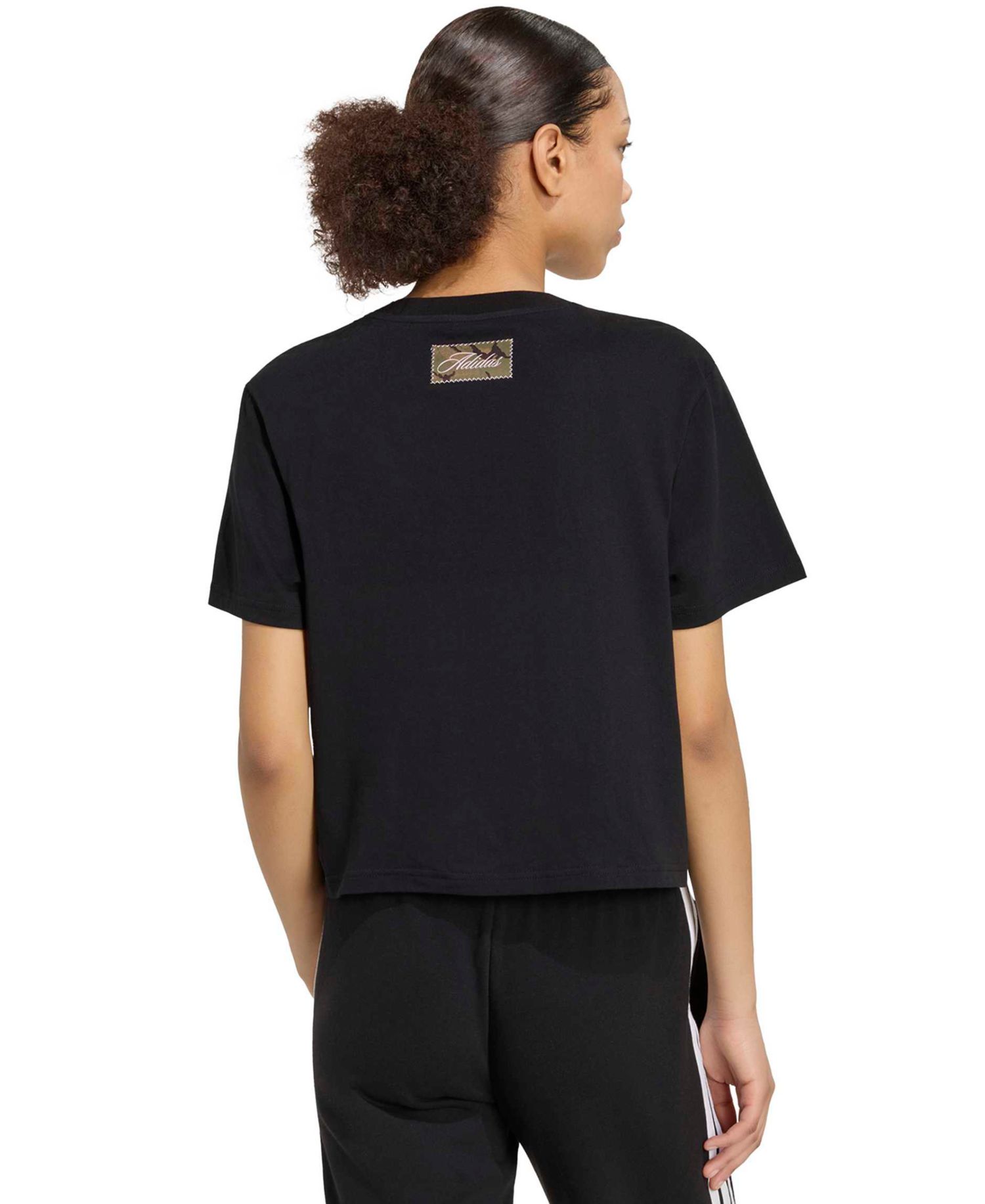 Women's Camo Graphic Loose-Fit Crewneck T-Shirt
