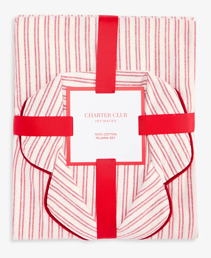 Women's 2-Piece Cotton Flannel Packaged Pajama set - thumbnail 10