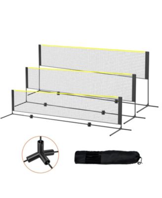 14ft Badminton Net Set Outdoor Portable Volleyball Pickleball Tennis Net