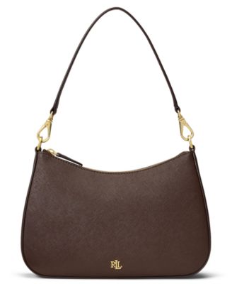 Danni Small Crosshatch Leather Slim Shoulder Bag