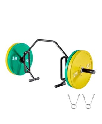 Open-Frame Trap Bar Hex Bar, 2-Inch Shrug Barbell with Knurled Grips, 800 lbs Capacity