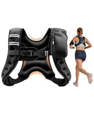 6 lb Weighted Vest for Men and Women, Adjustable Fitness Training Vest
