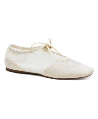 Women's Ciara Square-Toe Organza Sneakerinas