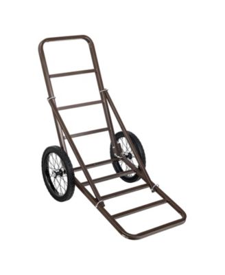 Folding Deer Cart, 300 lb Game Hauler with 15-Inch Solid Rubber Wheels