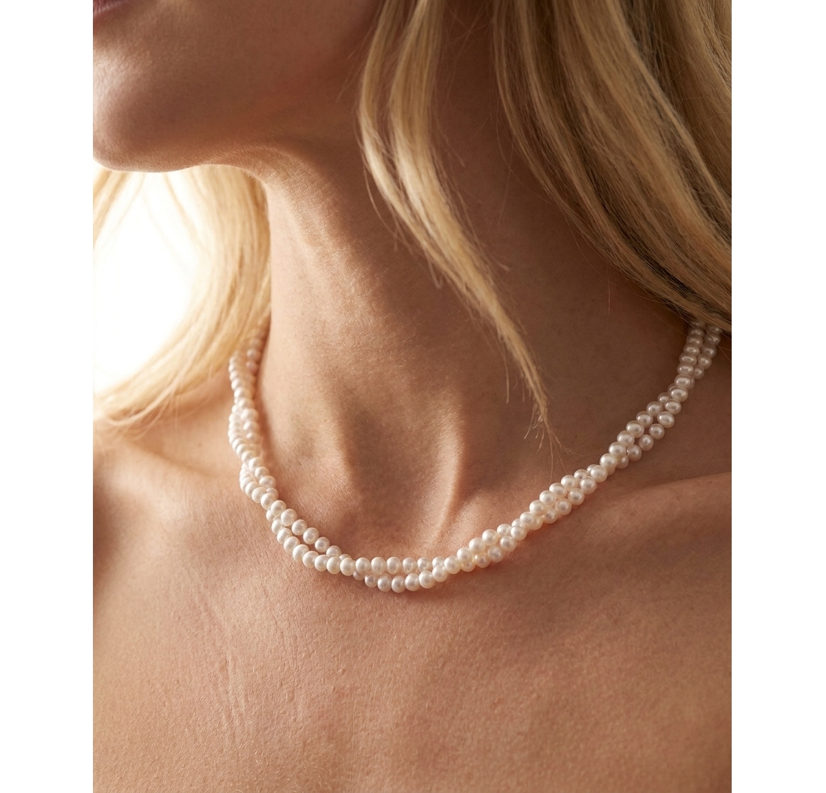 18K Gold Plated Freshwater Pearls - Cece Necklace 17" For Women