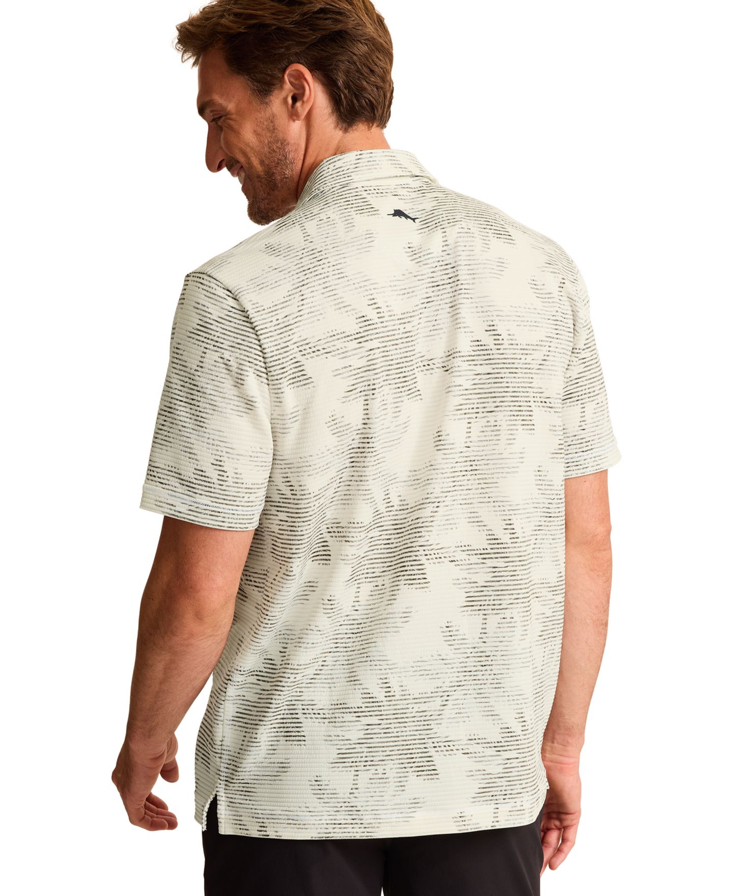 Мужская рубашка Tommy Bahama Printed Camp, цвет: Кокосовый — фото 3