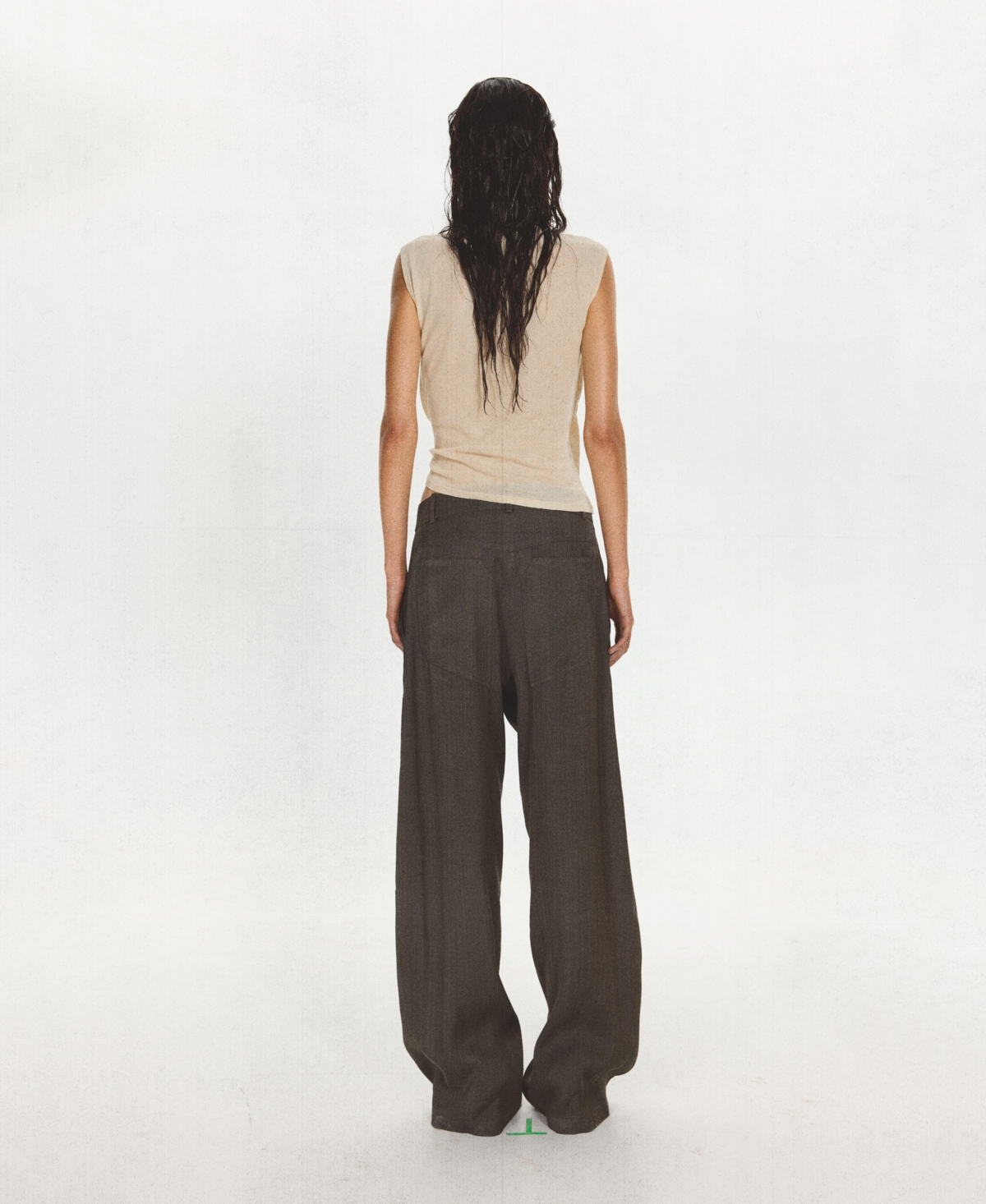 Mango Women's Gathered Opening Overlay Top