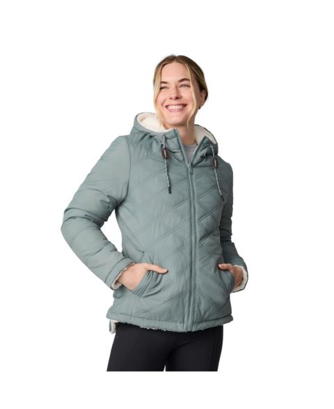 Женская куртка Free Country Acadia Cloud Lite Reversible Sherpa-Lined, цвет: Cyprus
