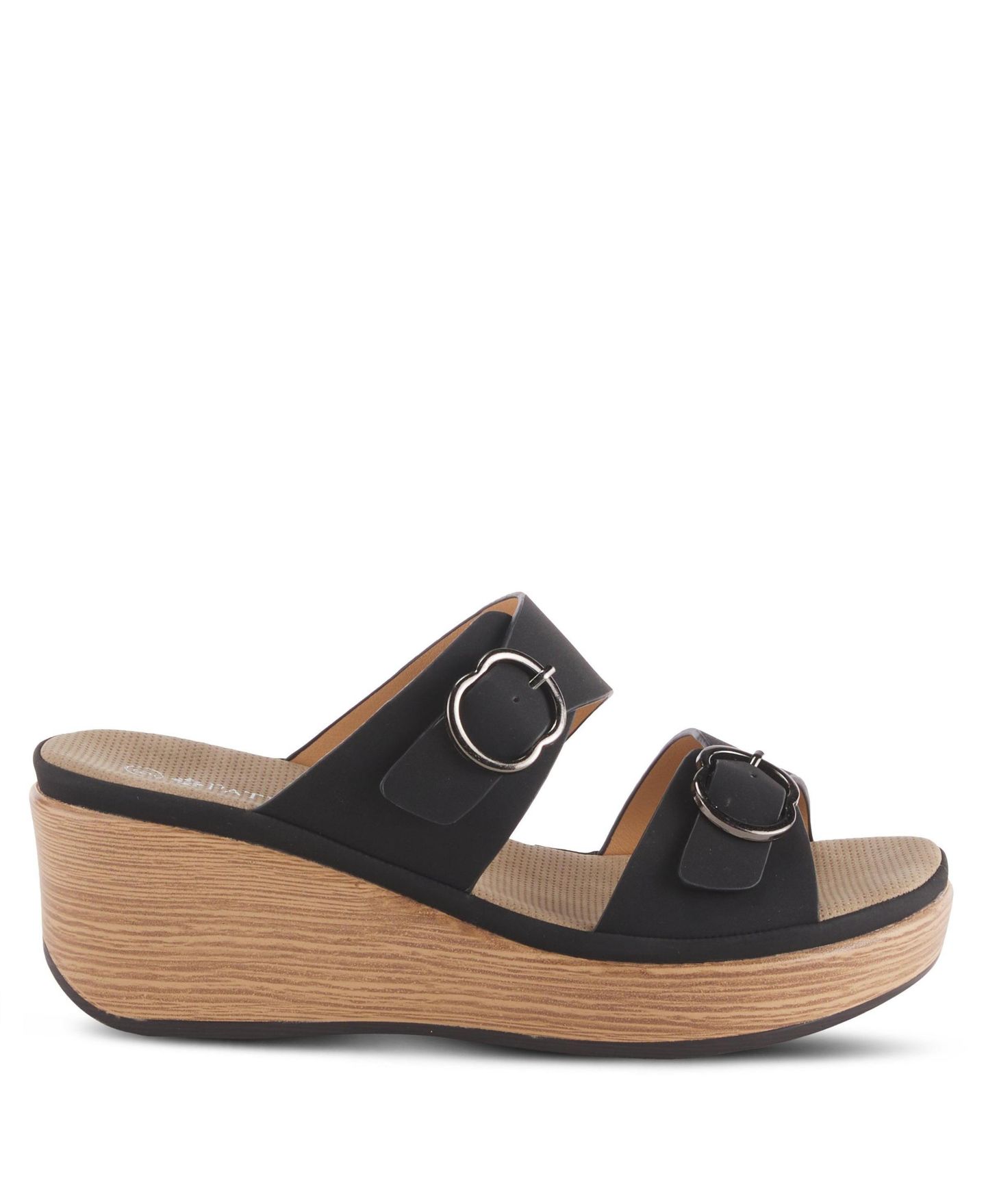 Женские сандалии Patrizia Slide With Padded Cushioned Insole, цвет: Чёрный — фото 5
