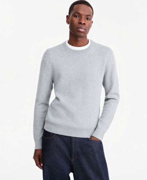 Мужской свитер Mode of One Regular-Fit Crewneck, цвет: Cmt Gry H Bc19