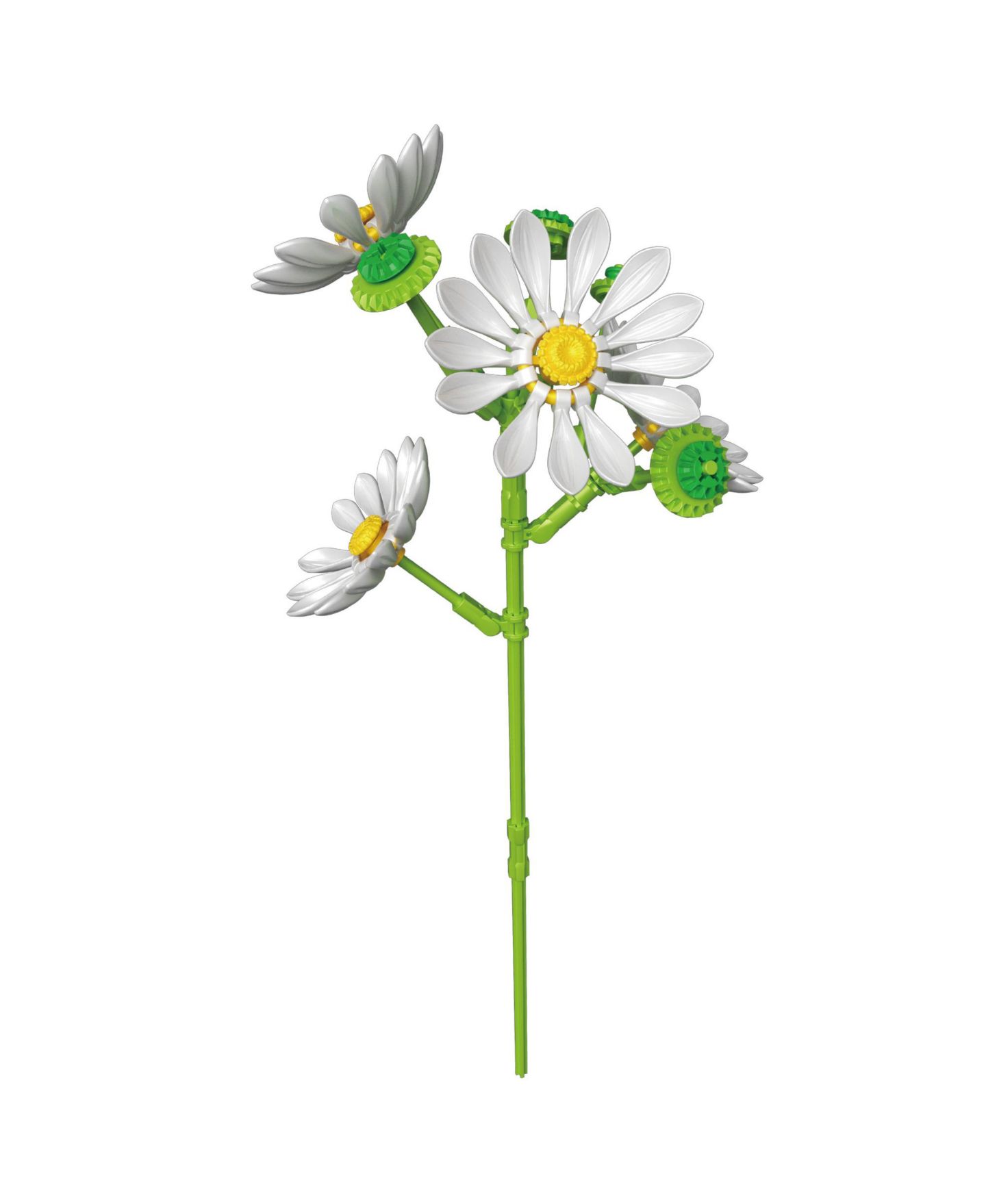 Детский конструктор Contixo BK11 Sunflower Bouquet Building Set, 415-Piece Yellow Floral Brick Kit with Daisies, Daffodils & Adjustable Stems, Creative Home Décor Gift, цвет: Жёлтый / Белый — фото 5