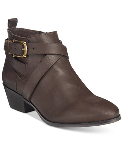 Style & Co Harperr Strappy Booties, Only at Macy's