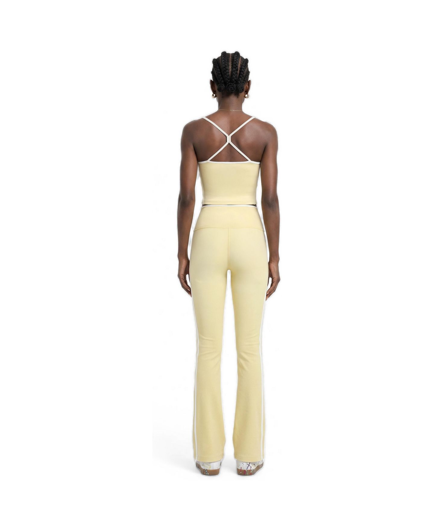 Женский топ Alpenhaus Bernin Sports Cropped Racerback Scoop Neck, цвет: Лимонный сорбет — фото 2