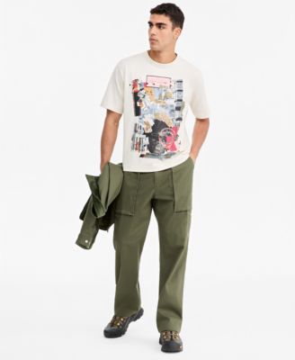 Men's Relaxed-Fit Hammer-Loop Twill Field Pants