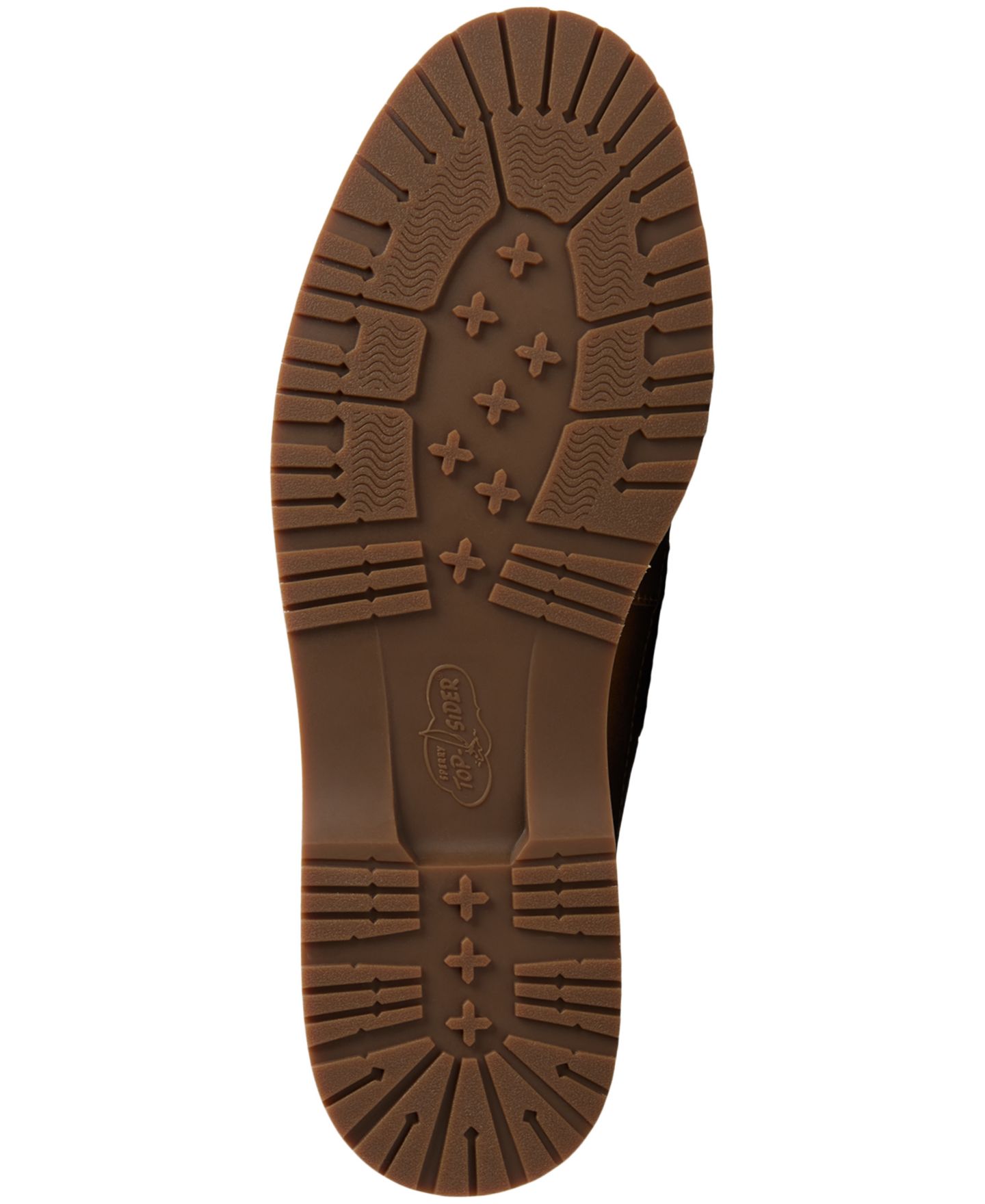 Мужской топ Sperry Top-Sider 3-Eye Mini Lug Boat Shoes, цвет: Коричневый — фото 5