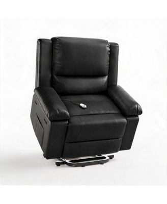 Power Lift Recliner Chair, Heat and Massage, PU Leather Electric Lift for Elderly And Mobility Impaired,Reclining Sofa
