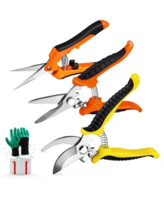 Garden Pruning Shears Set With Gloves