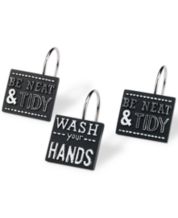 Shower Curtains Hooks & Rods - Macy's