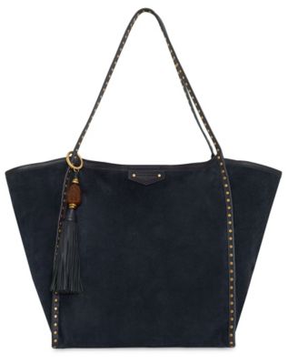 Dylan Tassel Extra-Large Leather Tote Handbag