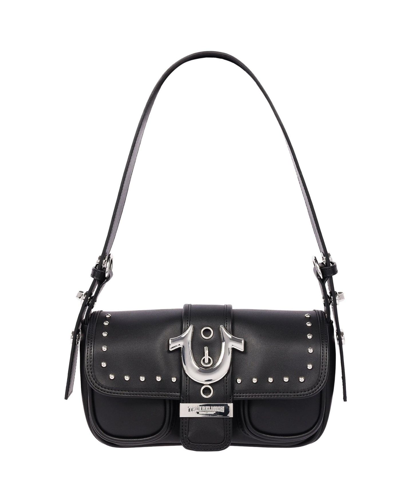 Женская сумка True Religion Smooth Moto Studded Shoulder, цвет: Разноцветный — фото 1