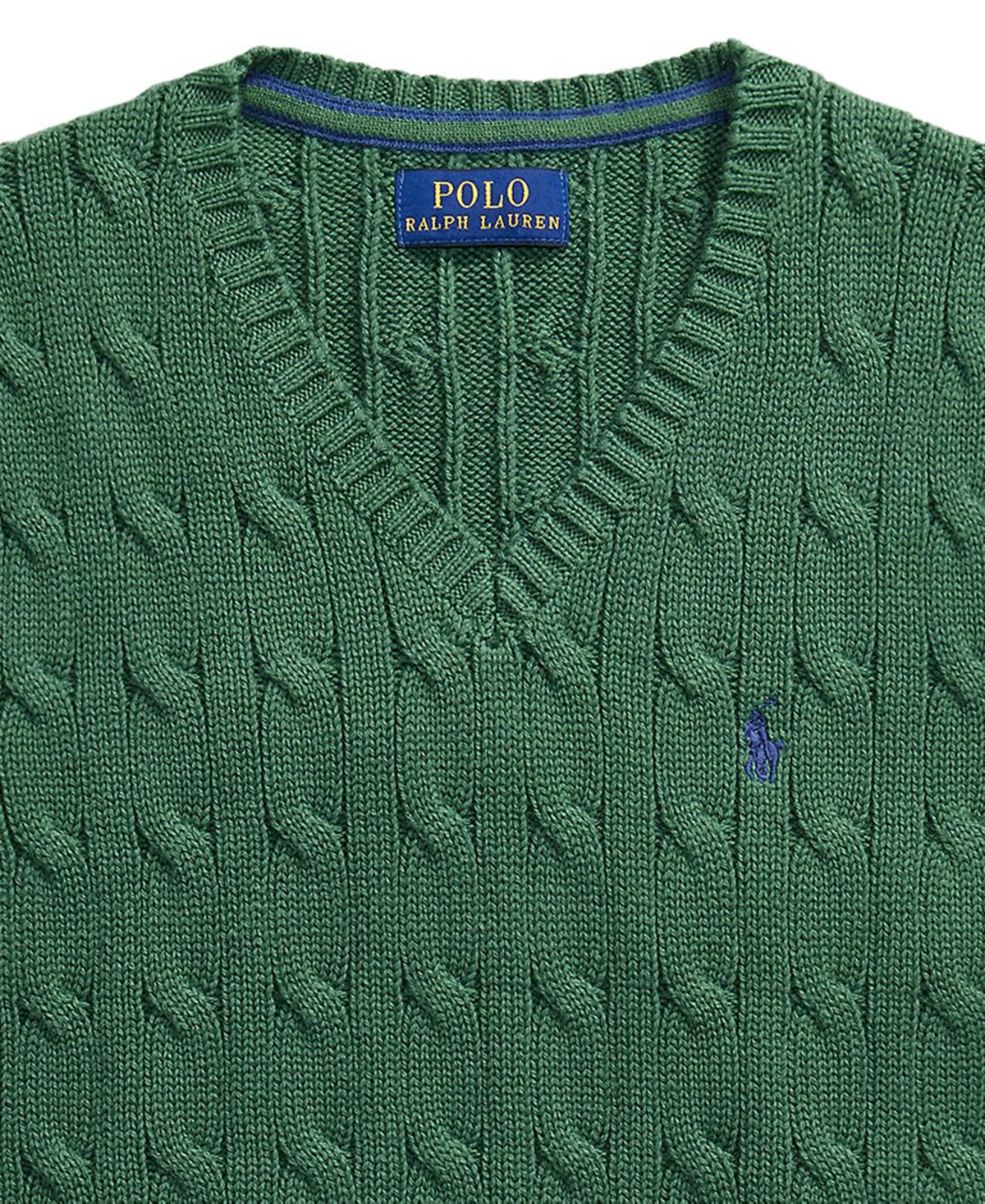 Polo Ralph Lauren Boys' 2T-7 Cable-Knit Cotton Sweater Vest