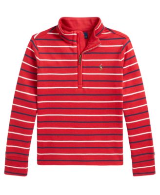 Boys' 2T-7 Interlock Quarter-Zip Shirt