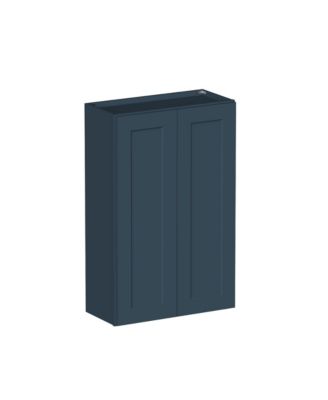 Standard Wall Cabinet 2 Door 3 Shelves, Ready to Assemble Kitchen Cabinet with Solid Wood Frame, Soft-Close Slides and Hinge